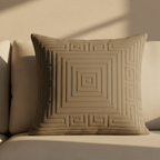 Taupe pillow