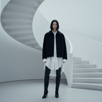 Cloud Puffer Jacket in Midnight Noir