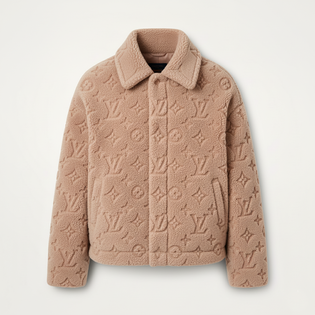 Cloud Puffer Jacket in Blush Sand