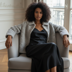 Cloud Puffer Jacket in Silver Mist